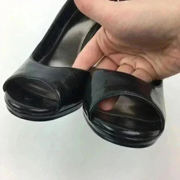 New Alfani Heels 6.5 Glory Glitter Dorsay Peep Toe - Picture 8 of 9